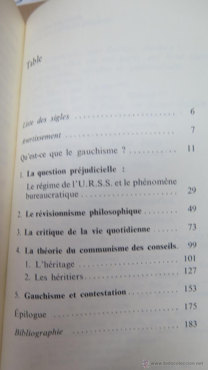 Libros de segunda mano: LES ORIGINES DU GAUCHISME. RICHARD GOMBIN - Foto 2
