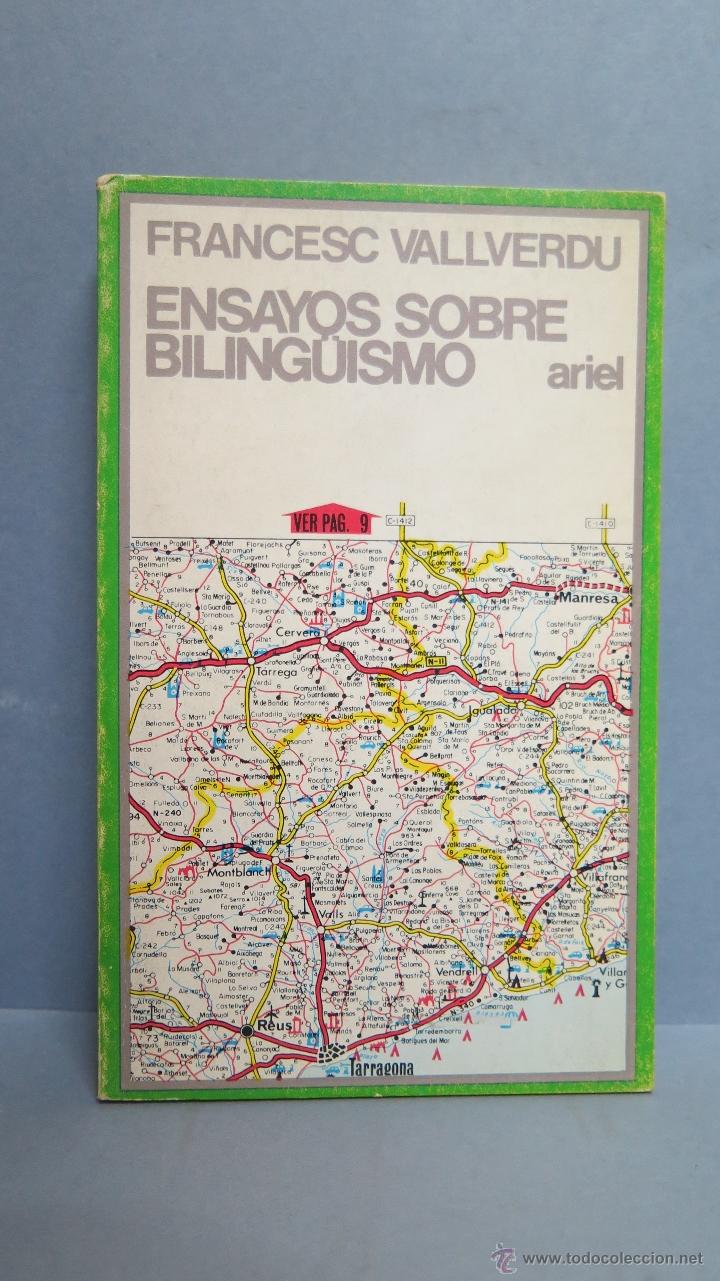 Libros de segunda mano: ENSAYOS SOBRE EL BILINGUISMO. FRANCESC VALLVERDU - Foto 1