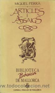 Libros de segunda mano: Articles i assaigs - Miquel Ferr&agrave; - Foto 1