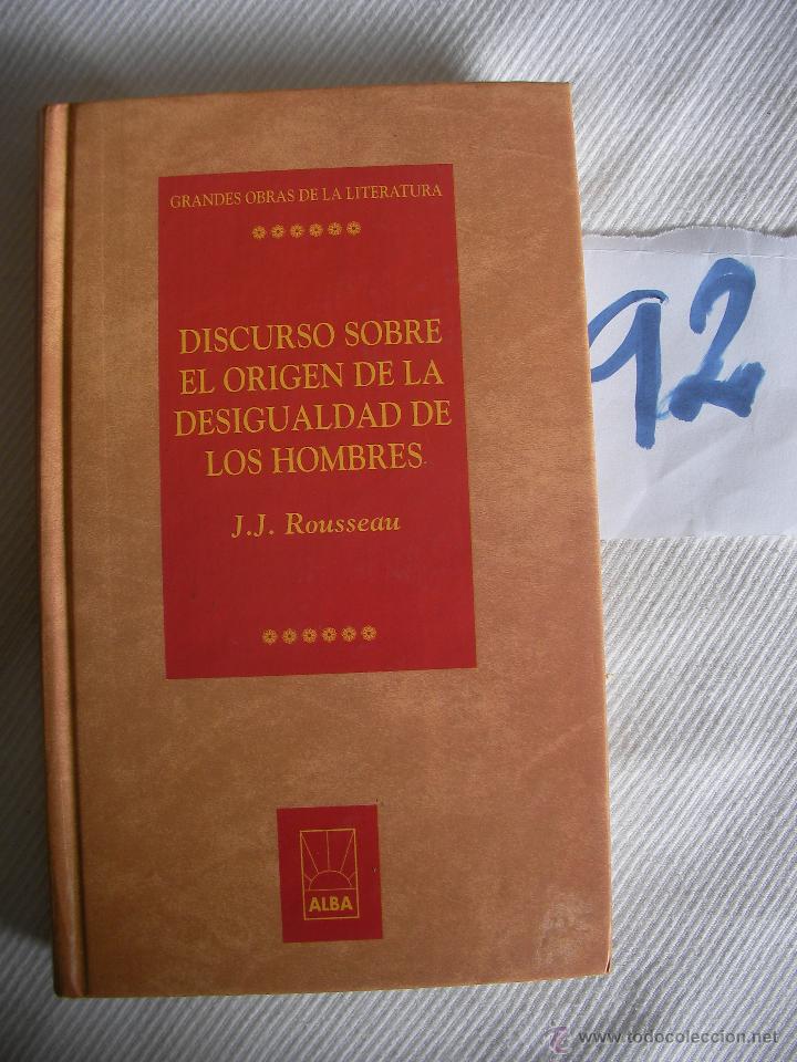 Libros de segunda mano: DISCURSO SOBRE EL ORIGEN DE LA DESIGUALDAD DE LOS HOMBRES - ROUSSEAU - Foto 1
