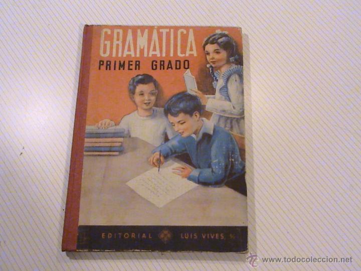 Libros de segunda mano: Gram&aacute;tica primer grado. - Foto 1