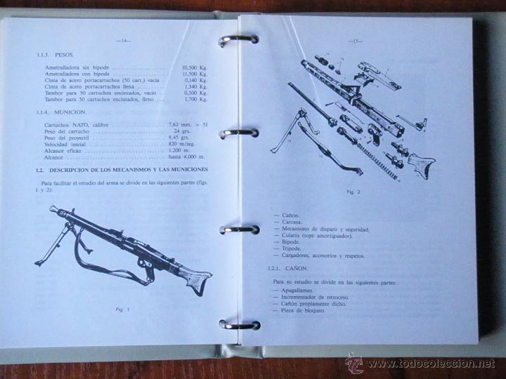 Libros de segunda mano: MANUAL AMETRALLADORA MG1 A1 ESTADO MAYOR DEL EJERCITO - Foto 5