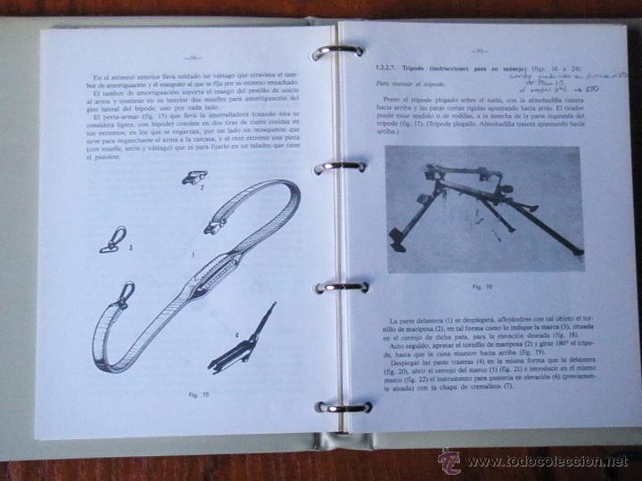 Libros de segunda mano: MANUAL AMETRALLADORA MG1 A1 ESTADO MAYOR DEL EJERCITO - Foto 6
