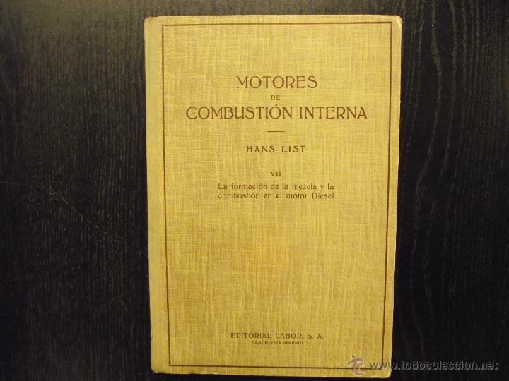 Libros de segunda mano: MOTORES DE COMBUSTION INTERNA, HANS LIST - Foto 1