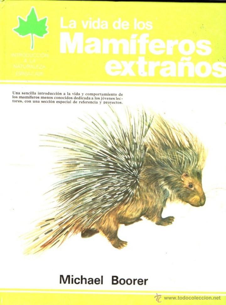 Libros de segunda mano: MICHAEL BOORER : LA VIDA DE LOS MAM&Iacute;FEROS EXTRA&Ntilde;OS (ESPASA CALPE, 1996) - Foto 1