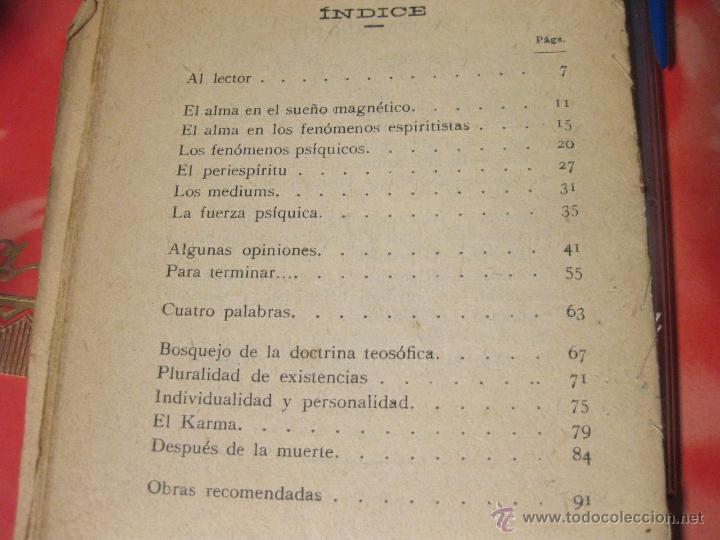 Libros de segunda mano: LIBRO SOBRE ESPIRITUALISMO CIENTIFICO - Foto 4