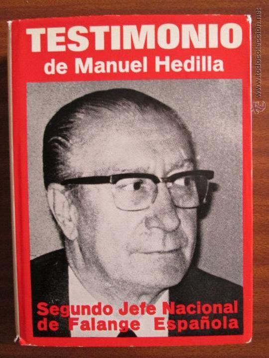 Libros de segunda mano: Testimonio de Manuel Hedilla - Foto 1