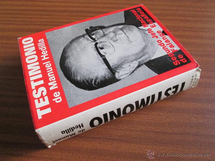 Libros de segunda mano: Testimonio de Manuel Hedilla - Foto 3