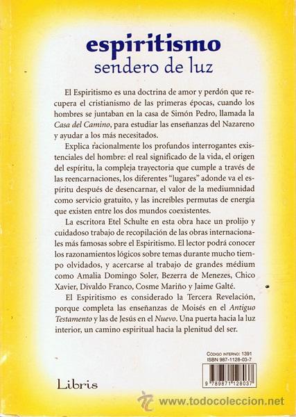 Libros de segunda mano: ESPIRITISMO SENDERO DE LUZ ETEL SCHULTE - Foto 2