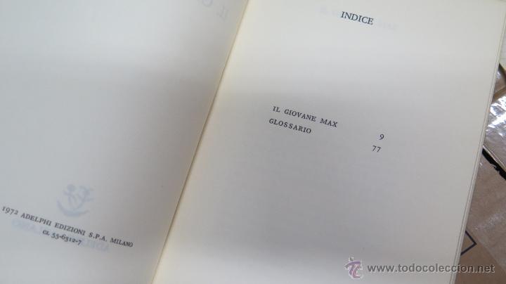 Libros de segunda mano: IL GIOVANE MAX. ALFREDO GIULIANI - Foto 3