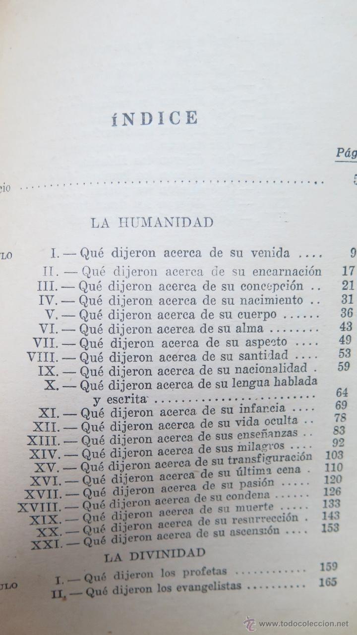 Libros de segunda mano: JUICIOS HUMANOS SOBRE CRISTO. A. ARRIGHINI. ED. BUENOS AIRES - Foto 3