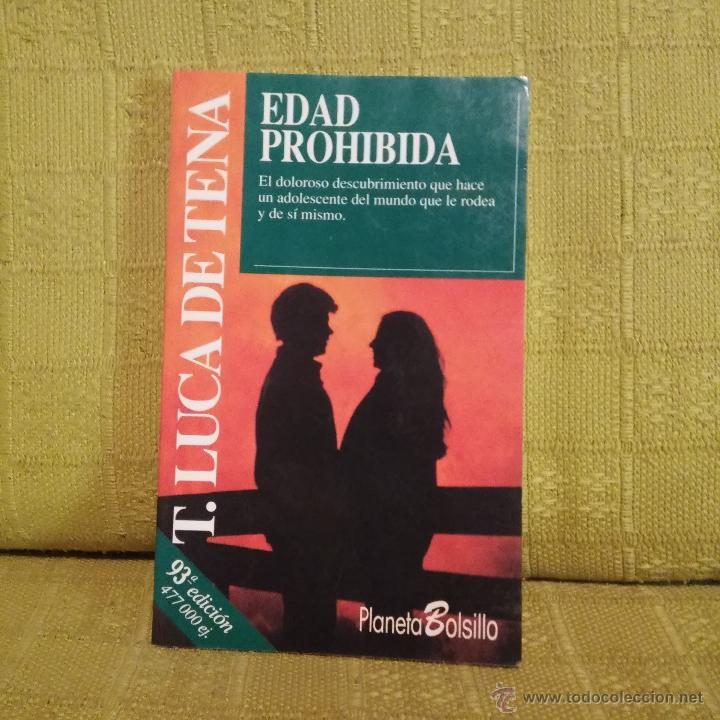 Libros de segunda mano: LIBRO, EDAD PROHIBIDA DE TORCUATO LUCA DE TENA, PLANETA BOLSILLO. - Foto 1