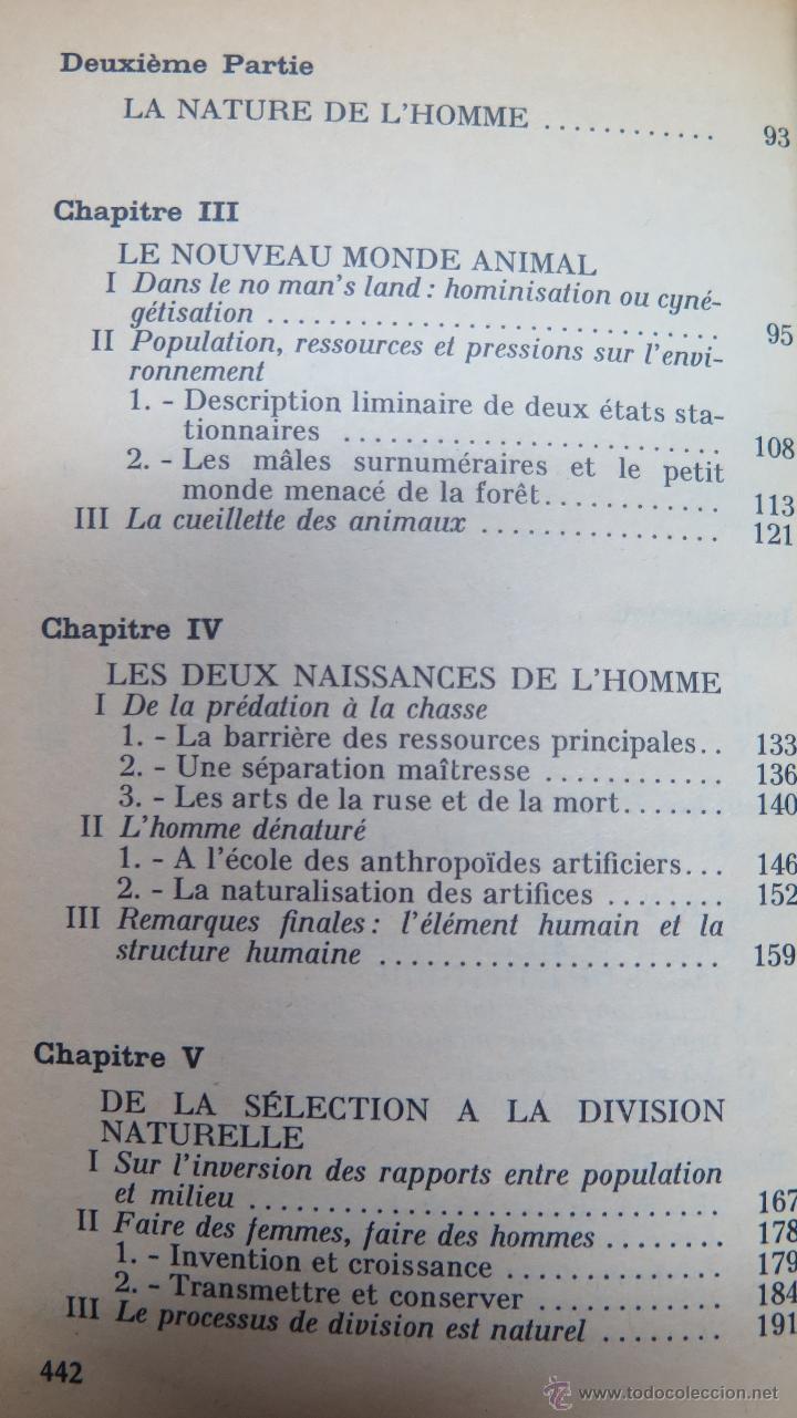Libros de segunda mano: LO SOCIETE CONTRE NATURE. SERGE MOSCOVICI - Foto 3