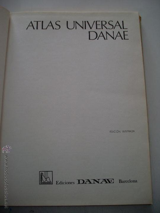 Libros de segunda mano: ATLAS UNIVERSAL DANAE - Foto 3