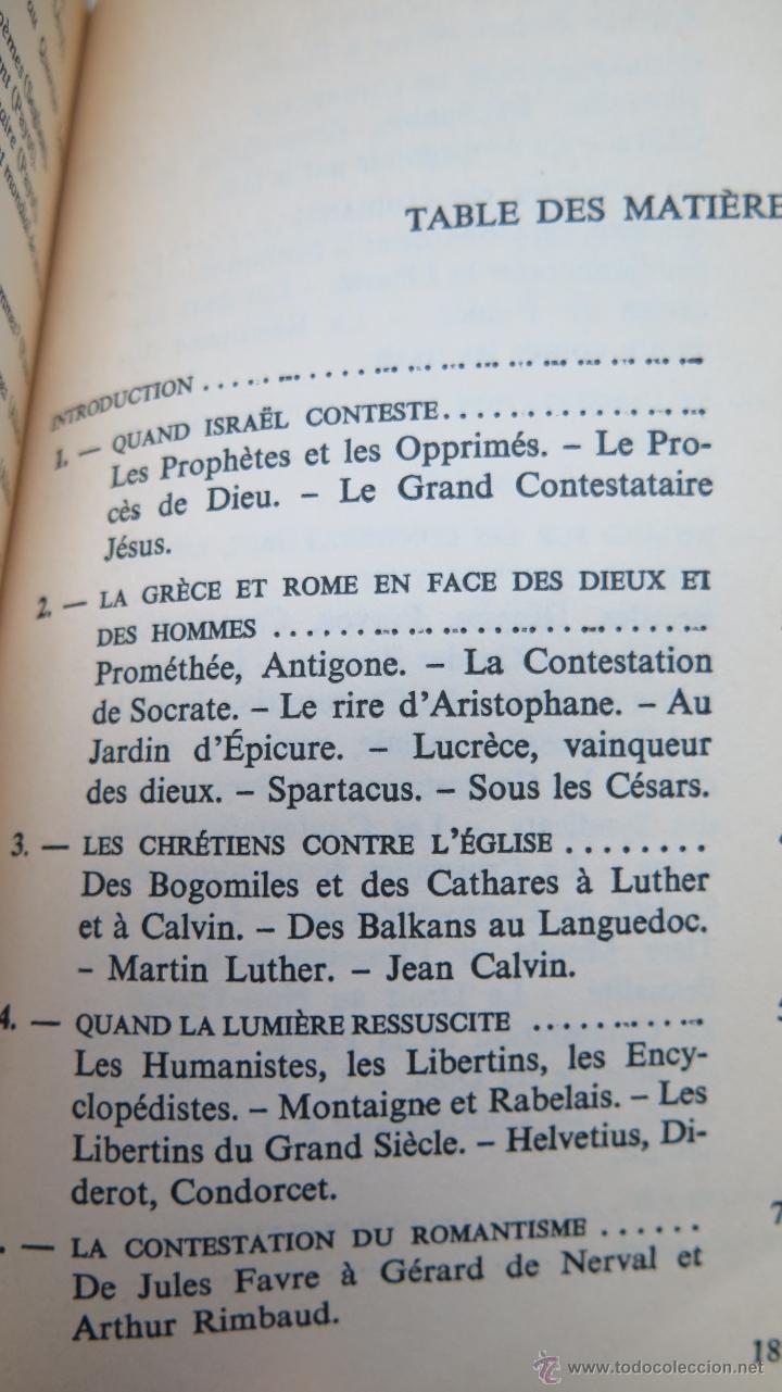 Libros de segunda mano: LES GRANDES CONTESTATIONS DE L&acute;HISTOIRE. PIERRE PARAF - Foto 2