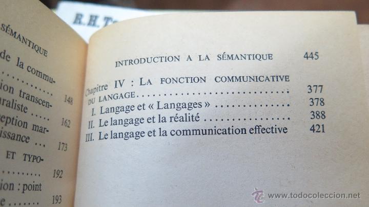 Libros de segunda mano: INTRODUCTION A LA SEMANTIQUE. ADAM SCHAFF - Foto 4