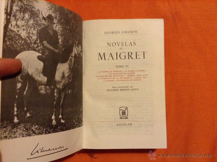 Libros de segunda mano: NOVELAS DE MAIGRET GEORGES SIMENON TOMO 6 - Foto 2