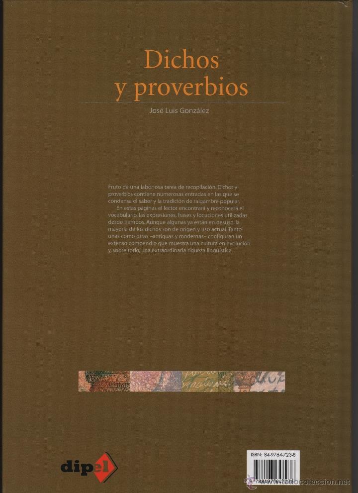 Libros de segunda mano: DICHOS Y PROVERBIOS - JOS&Eacute; LUIS GONZ&Aacute;LEZ VOLUMEN 4. - Foto 2
