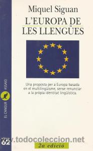 Libros de segunda mano: LEuropa de les lleng&uuml;es - Miquel Siguan - Foto 1