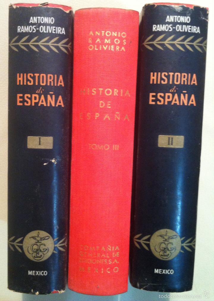 Libros de segunda mano: RAMOS-OLIVEIRA: Historia de Espa&ntilde;a. 1952