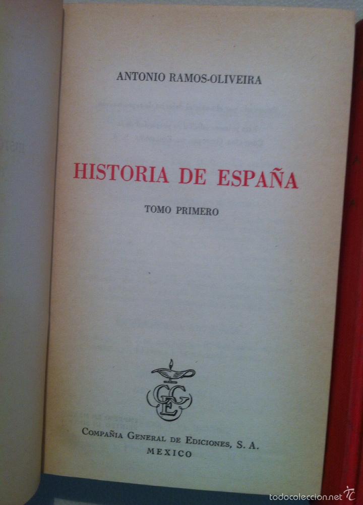 Libros de segunda mano: RAMOS-OLIVEIRA: Historia de Espa&ntilde;a. 1952 - Foto 3