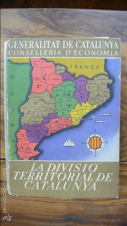 Libros de segunda mano: LA DIVISI&Oacute; TERRITORIAL DE CATALUNYA. 1937. - Foto 1