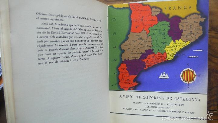 Libros de segunda mano: LA DIVISI&Oacute; TERRITORIAL DE CATALUNYA. 1937. - Foto 3