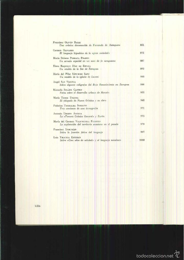 Libros de segunda mano: HOMENAJE AL DR. &Aacute;NGEL CANELLAS L&Oacute;PEZ - Foto 5