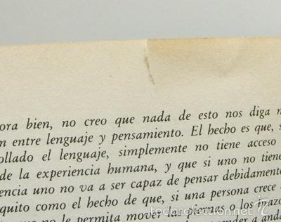 Libros de segunda mano: EL LENGUAJE Y LOS PROBLEMAS DEL CONOCIMIENTO - NOAM CHOMSKY - LING&Uuml;&Iacute;STICA LENGUA - ESTRUCTURA LIBRO - Foto 5