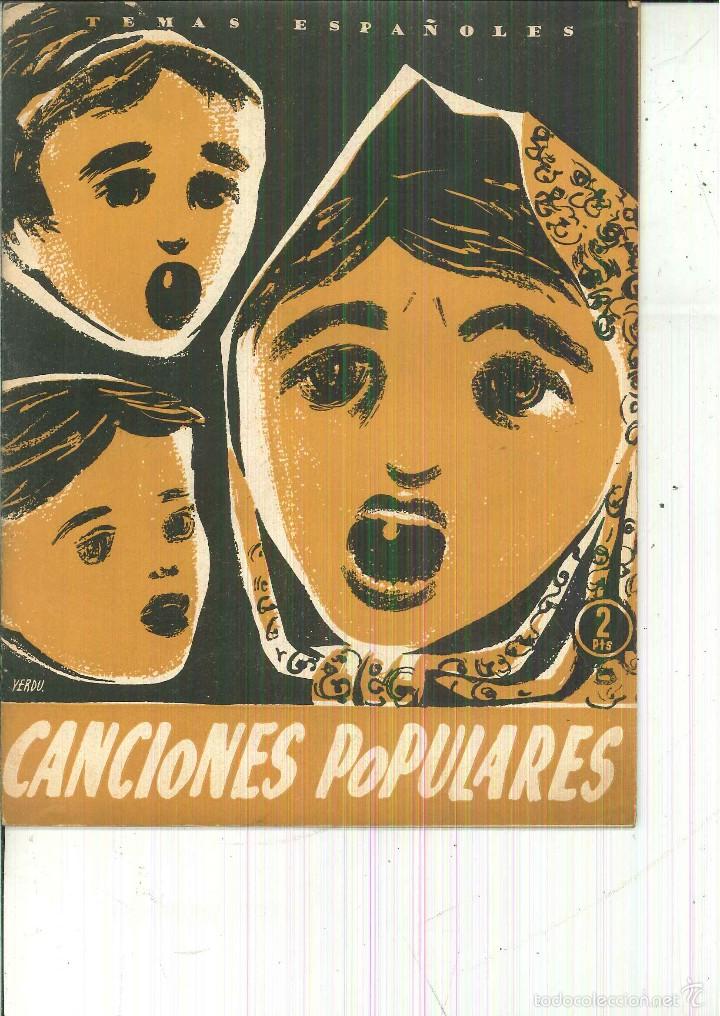 Libros de segunda mano: CANCIONES POPULARES. &Aacute;ngel Ni&ntilde;o - Foto 1