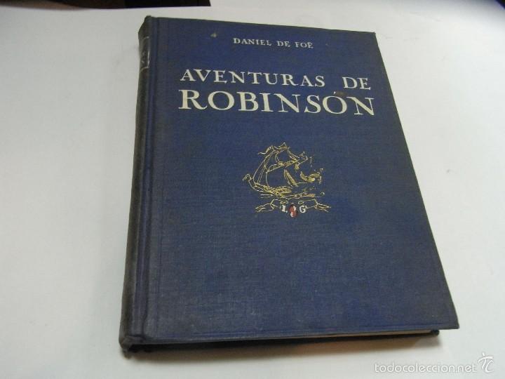 Libros de segunda mano: Daniel De Foe, Aventuras de Robinson, Seix Barral, 1925 - Foto 1