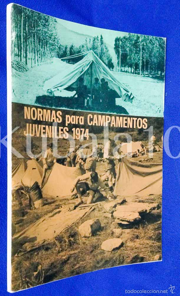Libros de segunda mano: normas para campamentos juveniles 1974 ● KB0701