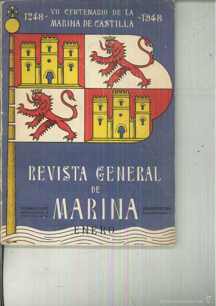Libros de segunda mano: REVISTA GENERAL DE LA MARINA. ENEERO 1948 - Foto 1