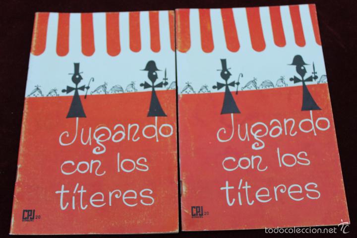 Libros de segunda mano: 2 EJEMPLARES JUGANDO CON LOS TITERES ILUSTRADO, CPJ. DONCEL, 1&ordf; EDICION 1966 - Foto 1
