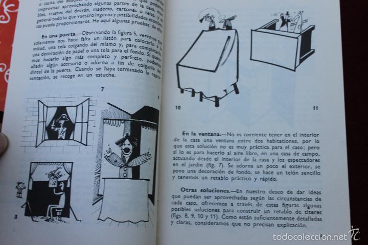 Libros de segunda mano: 2 EJEMPLARES JUGANDO CON LOS TITERES ILUSTRADO, CPJ. DONCEL, 1&ordf; EDICION 1966 - Foto 4