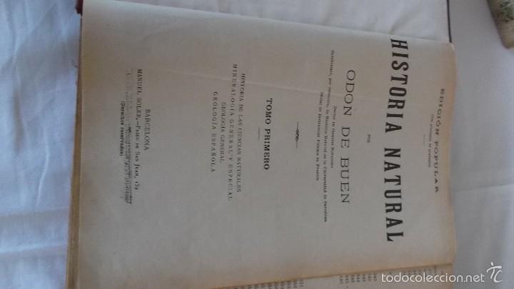 Libros de segunda mano: libro historia natural ODON DE BUEN - Foto 4