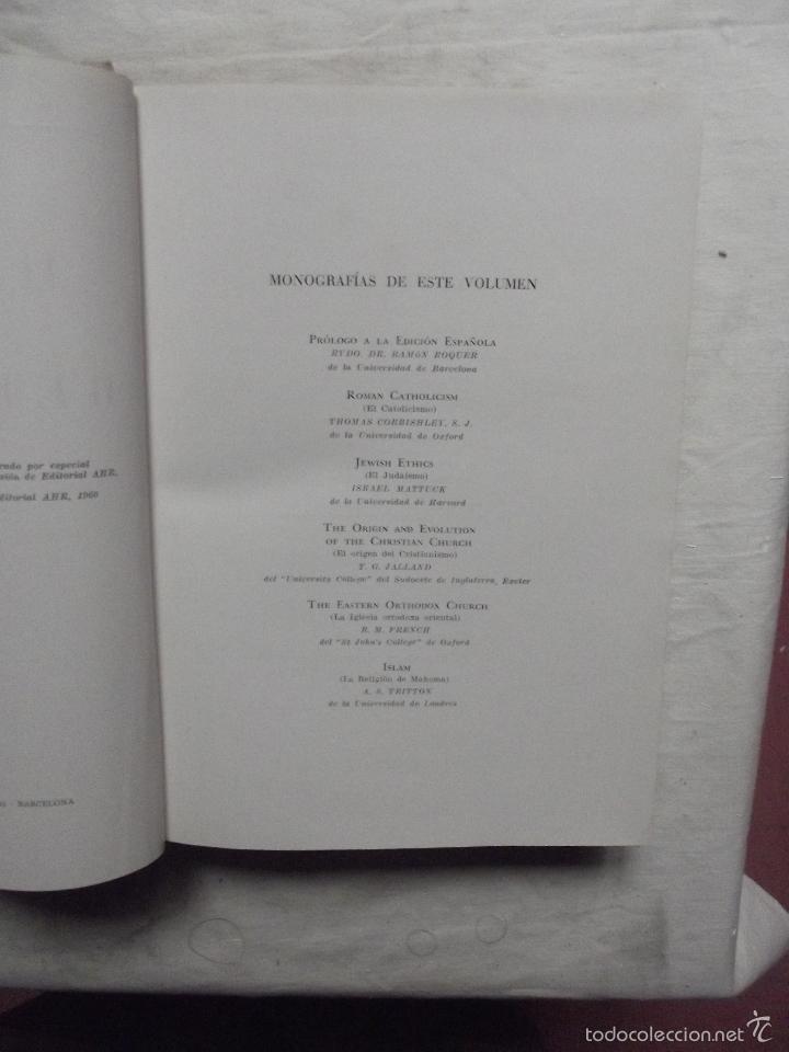 Libros de segunda mano: HISTORIA DE LAS RELIGIONES DIRIGADA POR E.O. JAMES 3 TOMOS - Foto 7