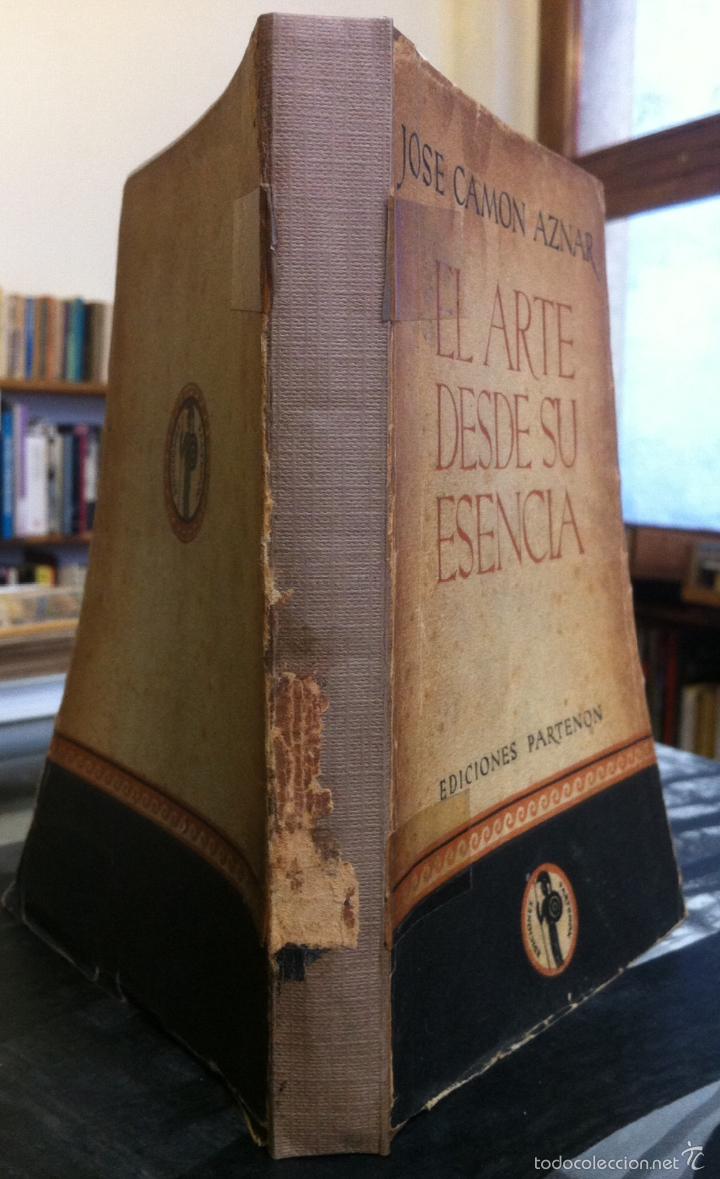 Libros de segunda mano: Jos&eacute; Cam&oacute;n Aznar. El arte desde su esencia. 1940 - Foto 2