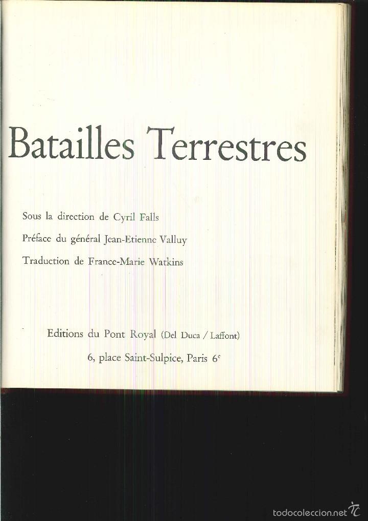 Libros de segunda mano: LES GRANDES BATAILLES TERRESTRES. Cyril Falls - Foto 1