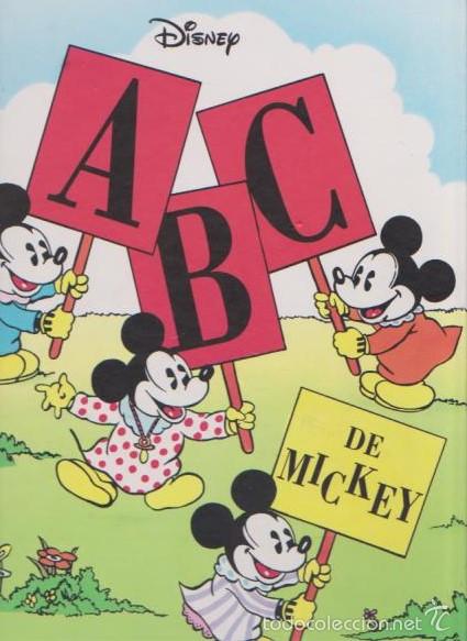Libros de segunda mano: ABC DE MICKEY - DISNEY - EDITORIAL EVEREST 1996 / GRAN FORMATO - Foto 1