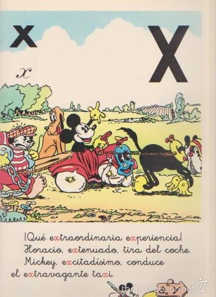 Libros de segunda mano: ABC DE MICKEY - DISNEY - EDITORIAL EVEREST 1996 / GRAN FORMATO - Foto 4