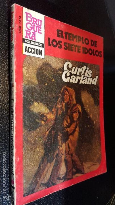 Libros de segunda mano: Bolsilibro-Curtis Garland-El templo de los siete &iacute;dolos-Col. Tam-Tam n&ordm;88