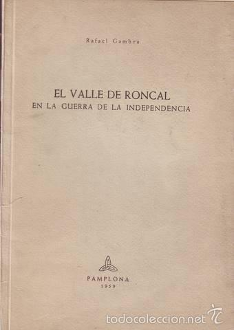 Libros de segunda mano: GAMBRA, RAFAEL: EL VALLE DEL RONCAL EN LA GUERRA DE LA INDEPENDENCIA. SEPARATA - Foto 1