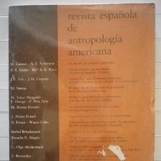Libros de segunda mano: V.V.A.A. - REVISTA ESPAÑOLA DE ANTROPOLOGÍA AMERICANA. Lote 56127349