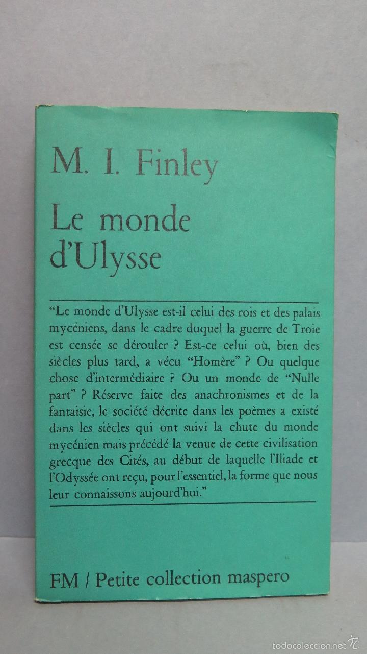Libros de segunda mano: LE MONDE D&acute;ULYSSE. M. I. FINLEY - Foto 1
