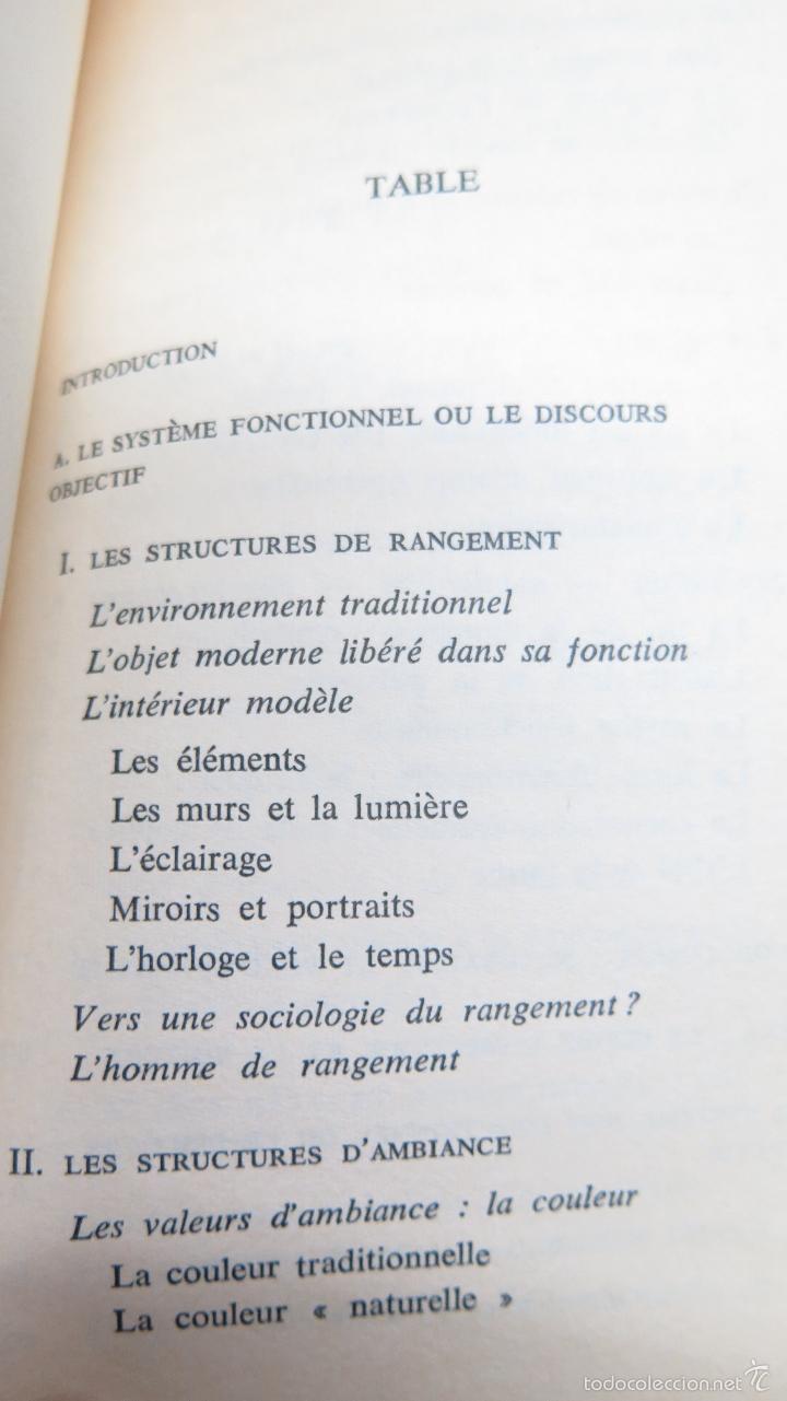 Libros de segunda mano: LE SYSTEME DES OBJETS. JEAN BRAUDILLARD - Foto 2
