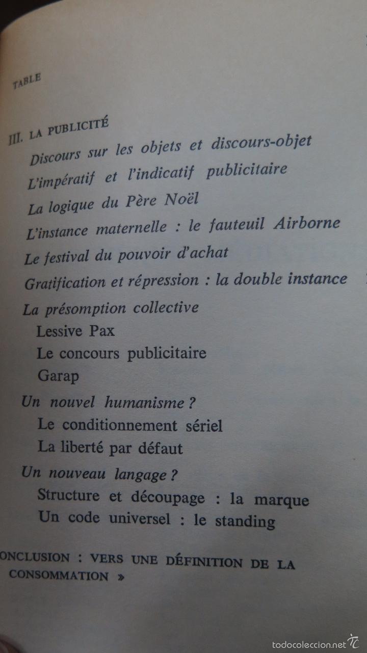 Libros de segunda mano: LE SYSTEME DES OBJETS. JEAN BRAUDILLARD - Foto 6