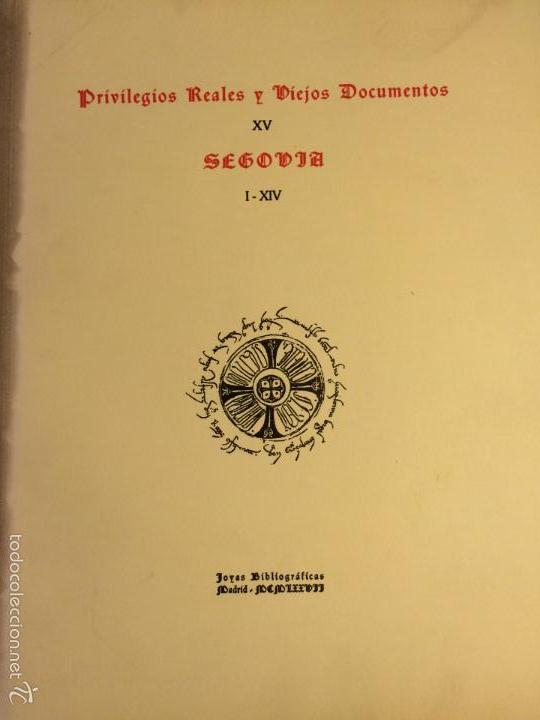 Libros de segunda mano: SEGOVIA. 14 Documentos de los Siglos XII al XV. - Foto 1
