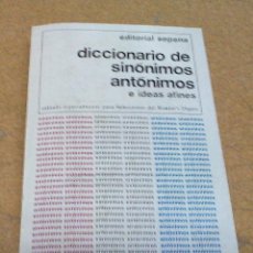 Libros de segunda mano: DICIONARIO DE SINÓNIMOS ANTÓNIMOS, PRÁCTICA MENTE NUEVO.