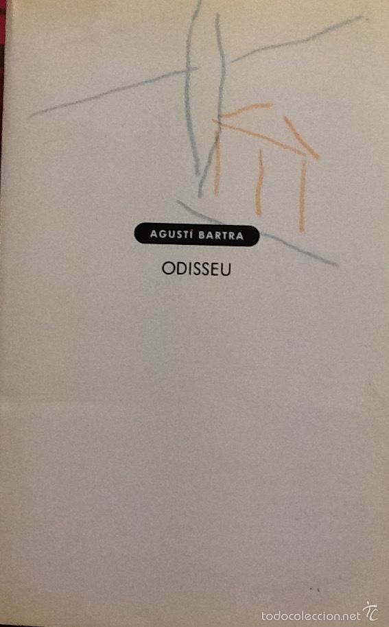Libros de segunda mano: Odisseu. Agust&iacute; Bartra. llibres del mall - Foto 1